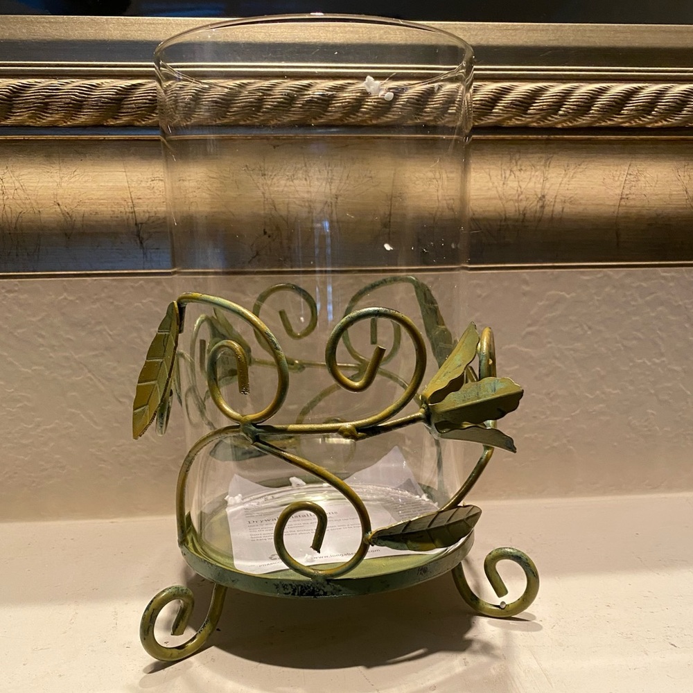 Longaberger Earth Sky Candle Holder NWOT